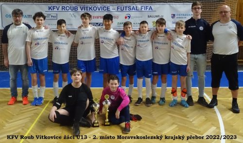 2. místo žáci U13 22-23
